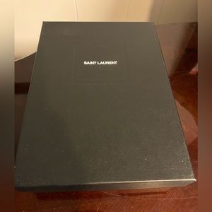 Saint Laurent packaging box and dust bag